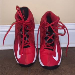 Red Nike AirMax stutter step 2